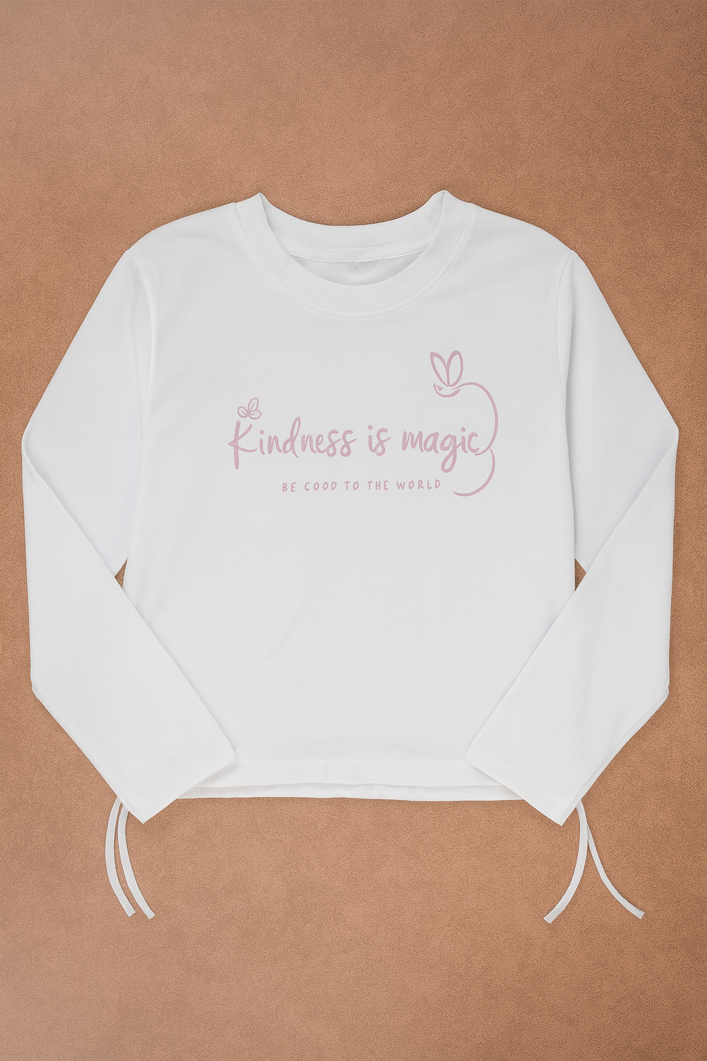 Girls Cotton Shirt – “Kindness is Magic” Design