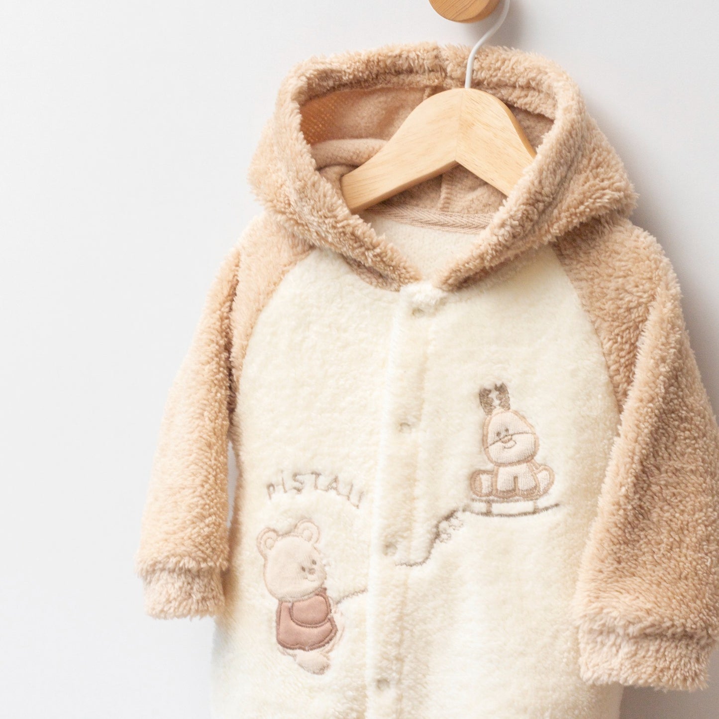 Fleece Baby Overall with Hat – Winter Essential