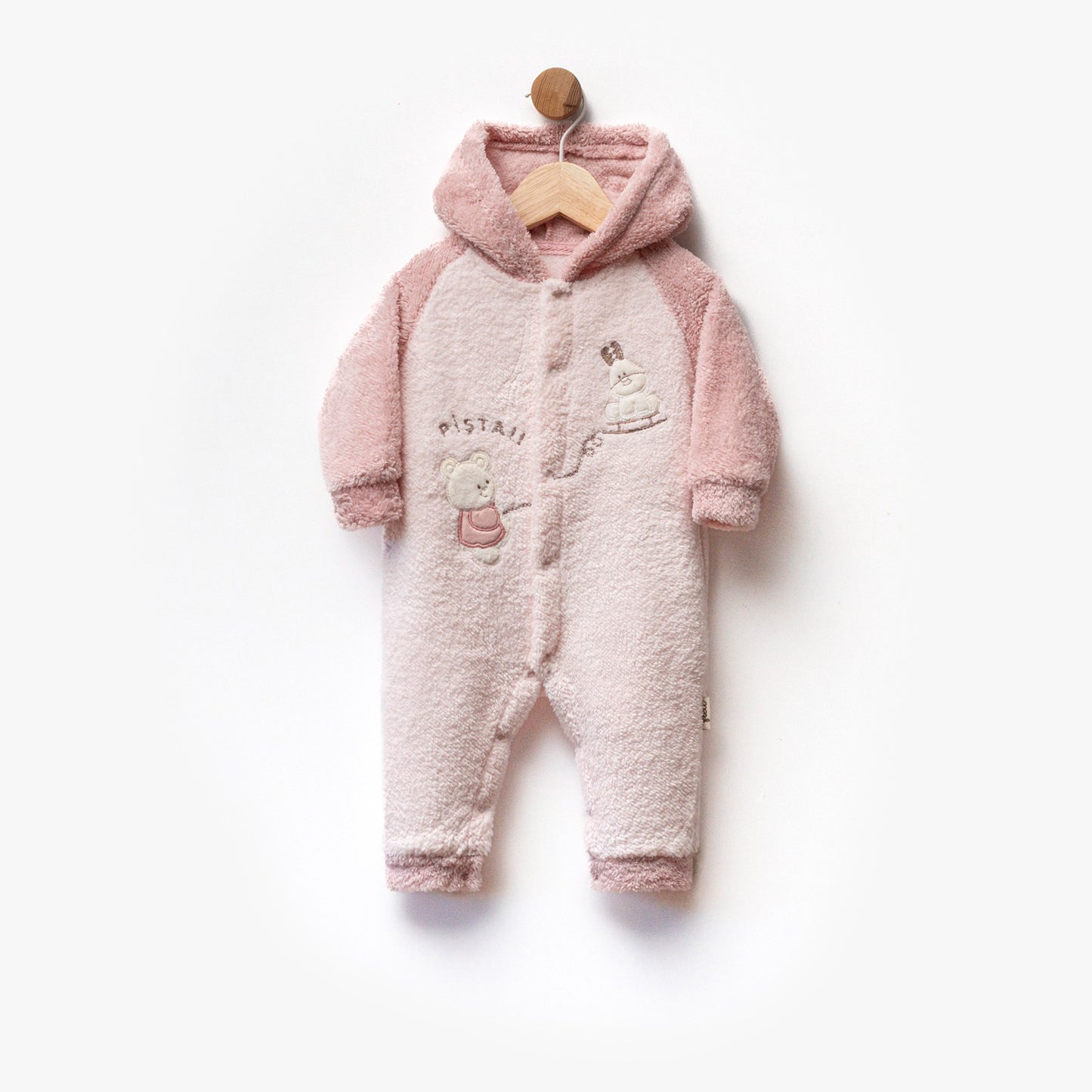 Fleece Baby Overall with Hat – Winter Essential
