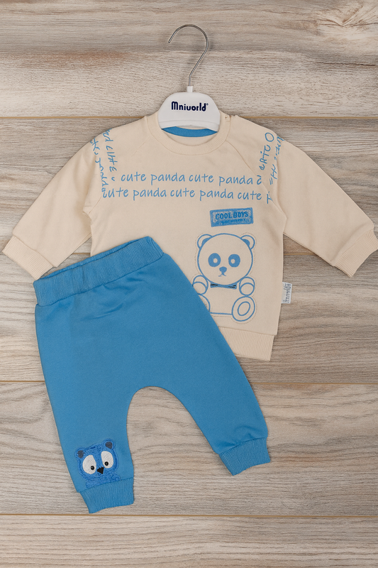 Baby Cotton 2-Piece Set – Panda Design