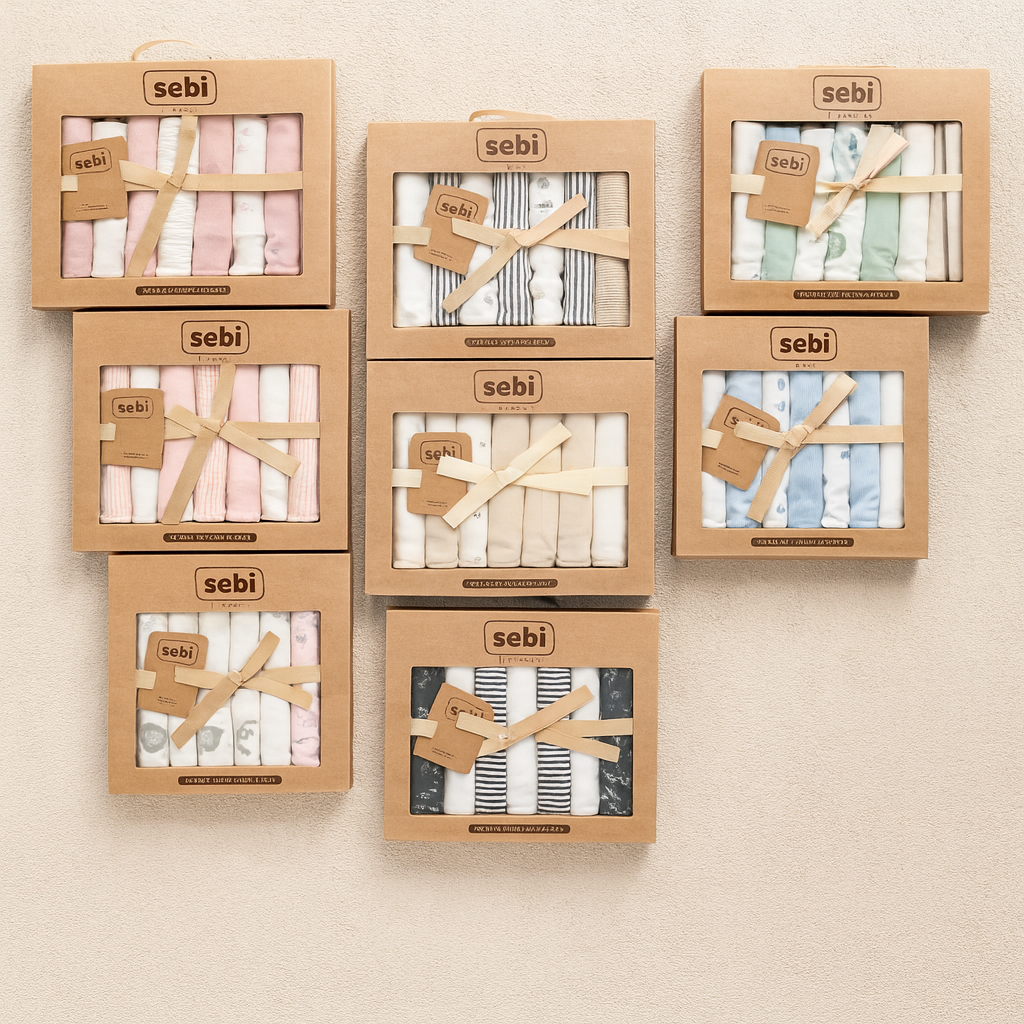 Baby Cotton Wipe Mouth Set – 7 Pieces