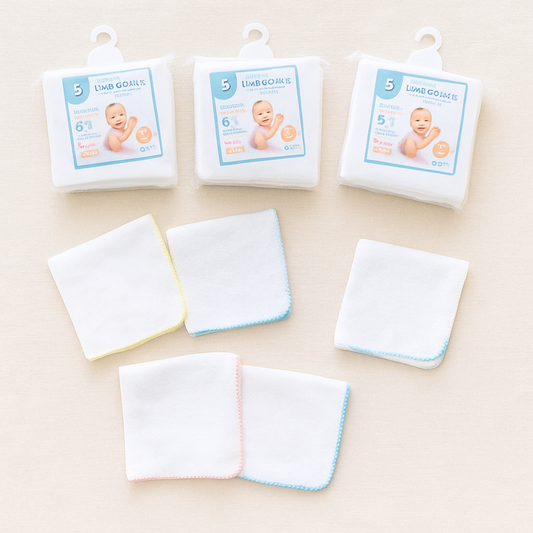 Baby Towels Mouth Wipes – 6 Pieces Set