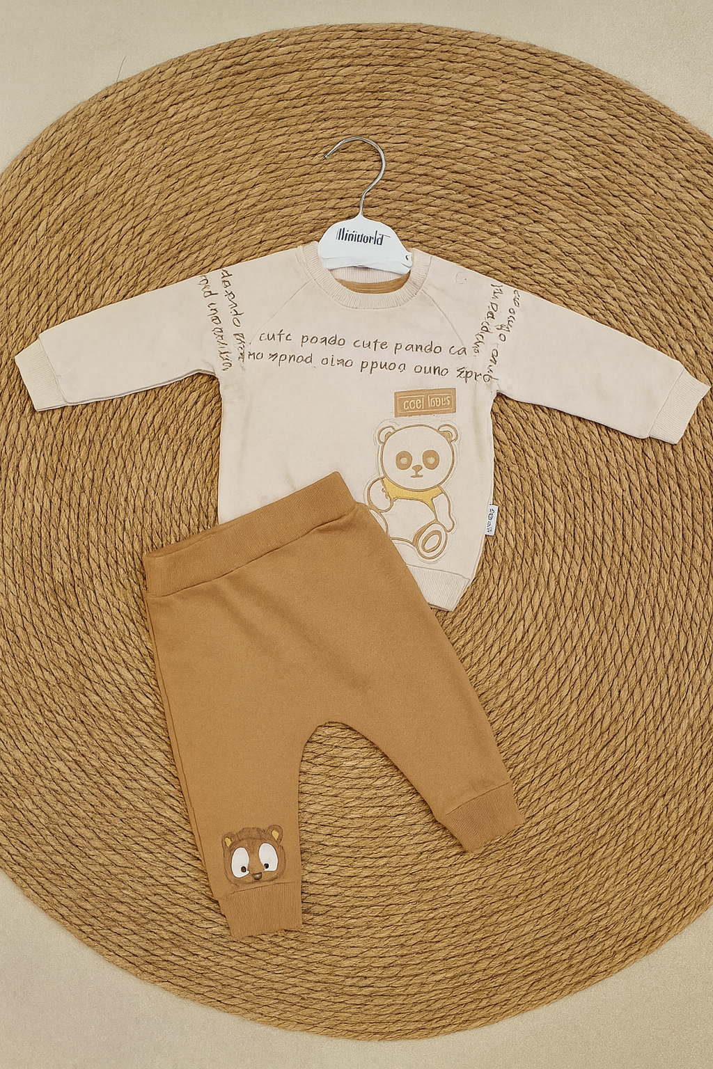 Baby Cotton 2-Piece Set – Panda Design