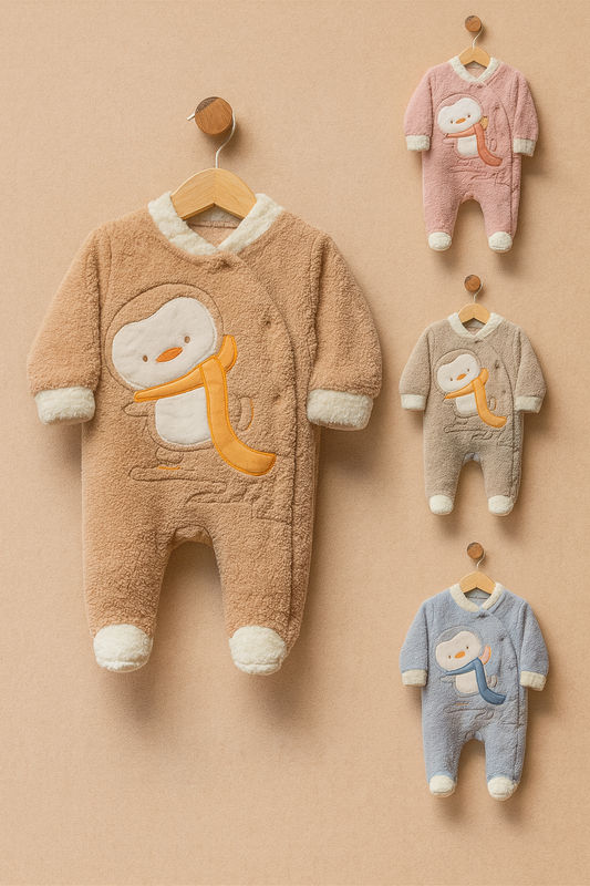 Fleece Winter Overall – Snowman Design