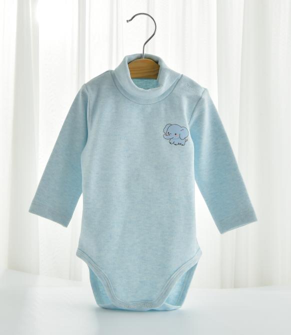 Baby Thick Cotton Long Sleeve Bodysuit – Multiple Design