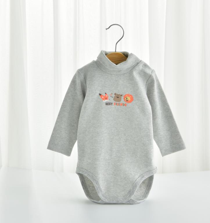 Baby Thick Cotton Long Sleeve Bodysuit – Multiple Design