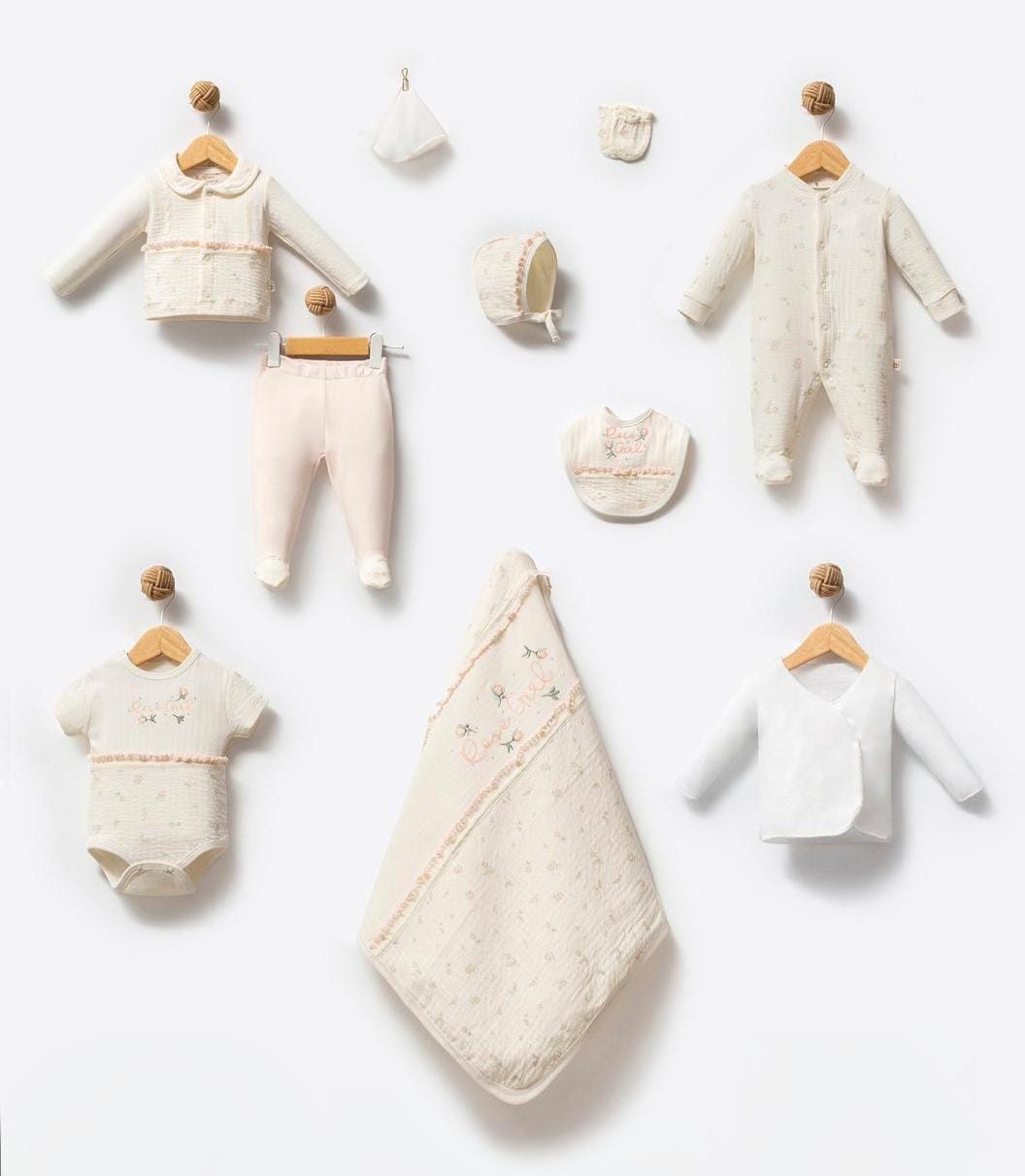 Baby Hospital Essentials 10-Piece Set – Premium Cotton Comfort