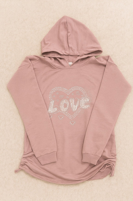 Girls Cotton Long Sleeve Shirt – Love Design