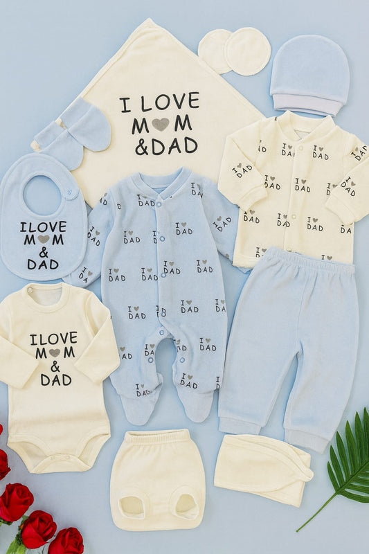 12-Piece Velvet Newborn Hospital Essentials Set