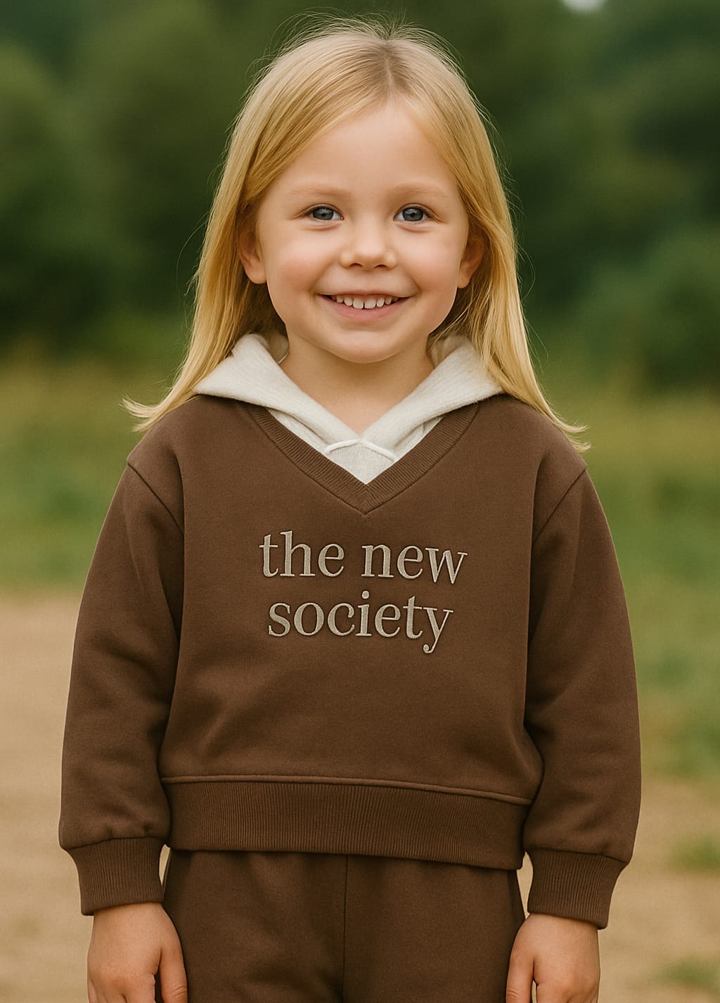Girls Sweatsuit – “The New Society” Design