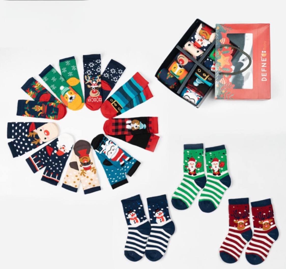 Stylish Christmas Cotton Socks – Festive & Cozy Holiday Wear